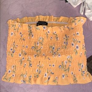 Kendall and Kylie floral tube top